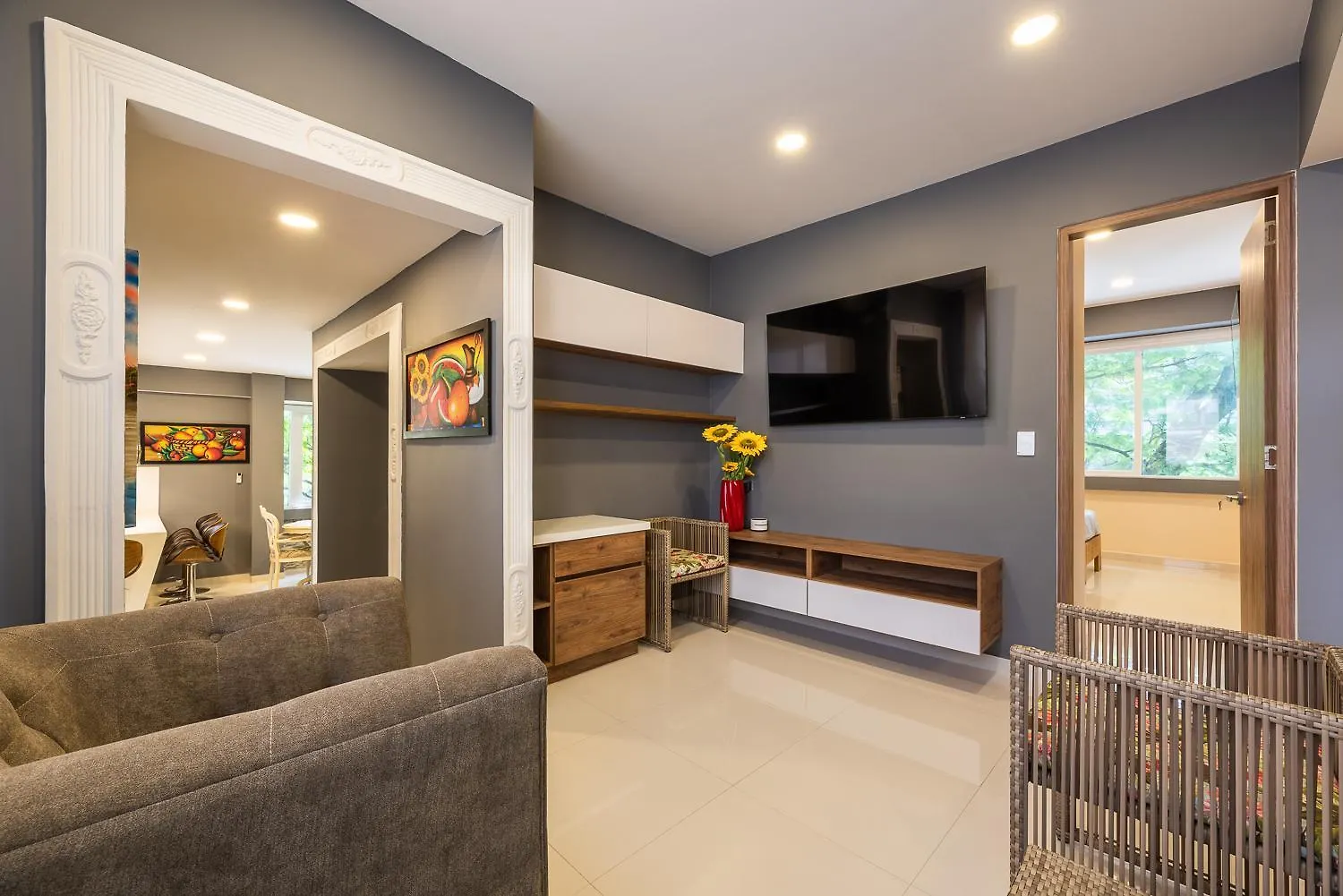 公寓 Class Suite Luxury Ac Provenza 麦德林 哥伦比亚
